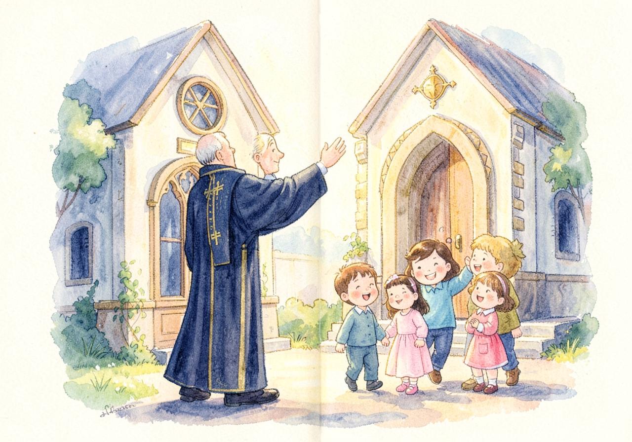 Ilustración de la página 30: Bendición final