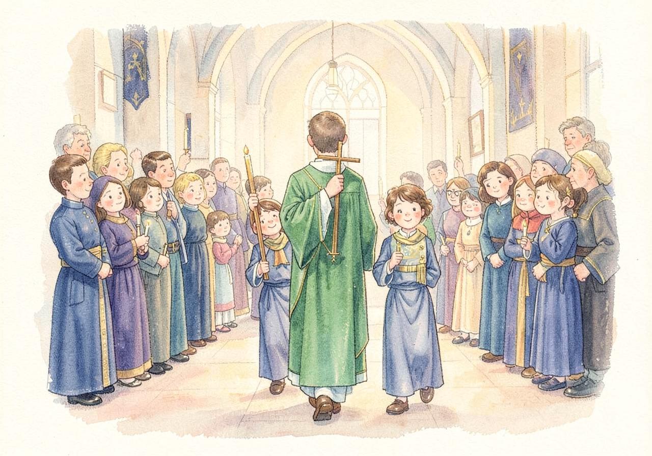 Ilustración de la página 4: La Entrada